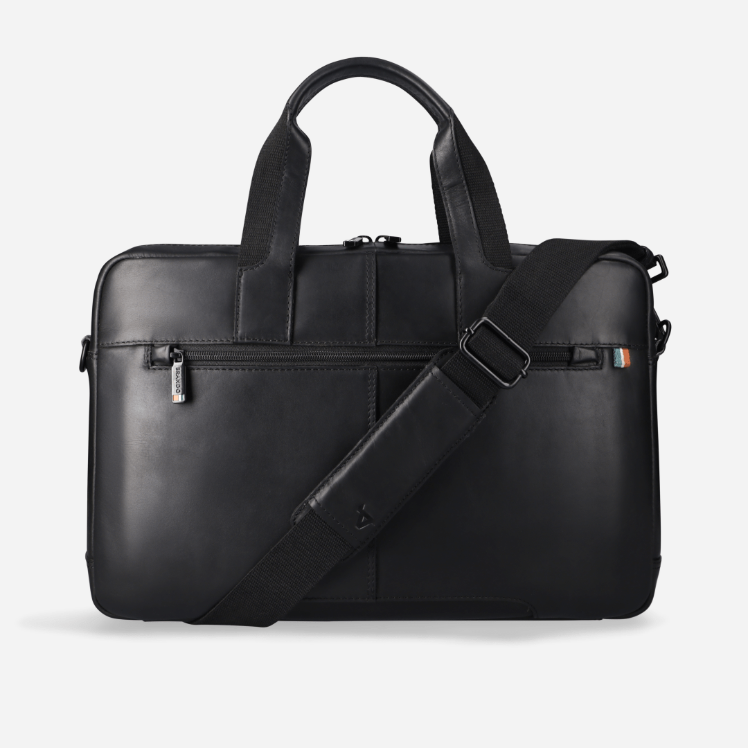 James Slimline Laptop Briefcase - Brando Leather