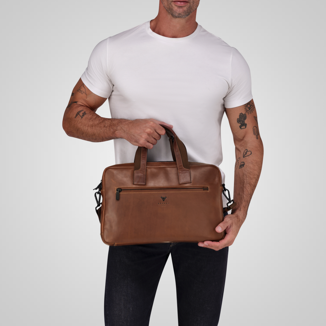 James Slimline Laptop Briefcase