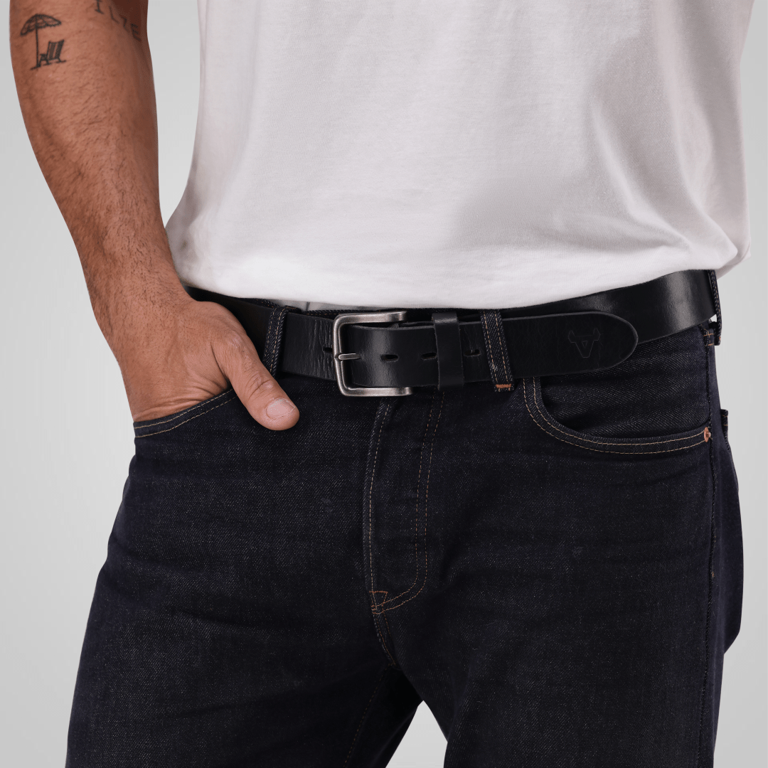 Ocean Plain Finish Belt - Brando Leather