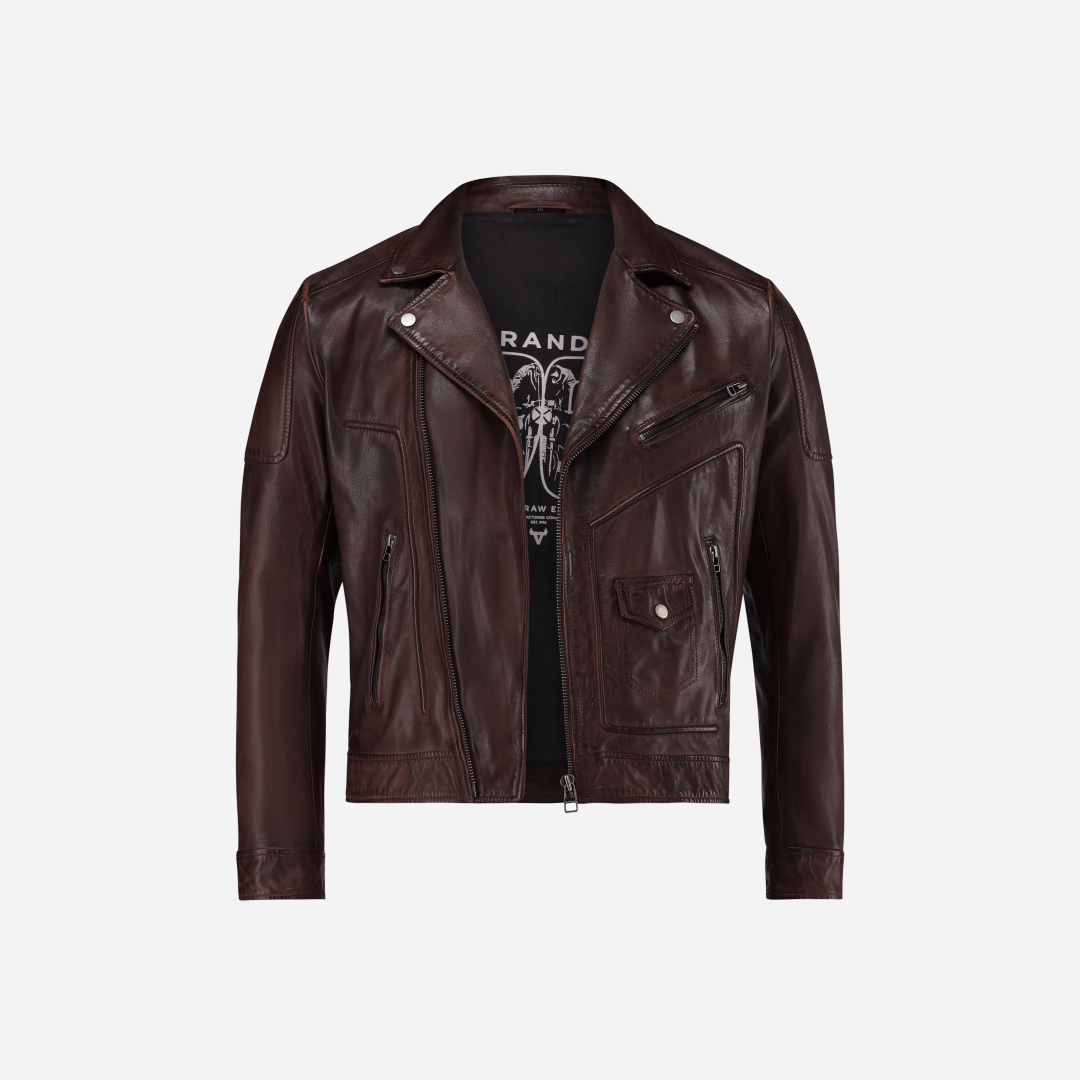 Costello Leather Jacket - Brando Leather
