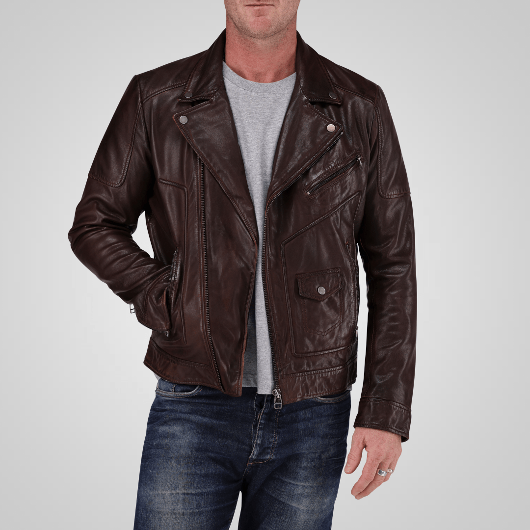 Costello Leather Jacket - Brando Leather