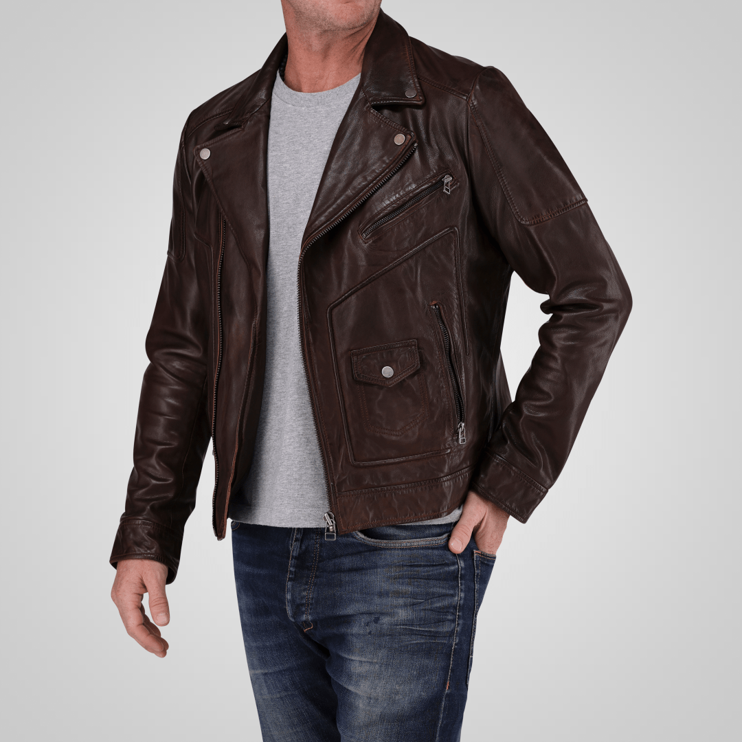 Costello Leather Jacket - Brando Leather