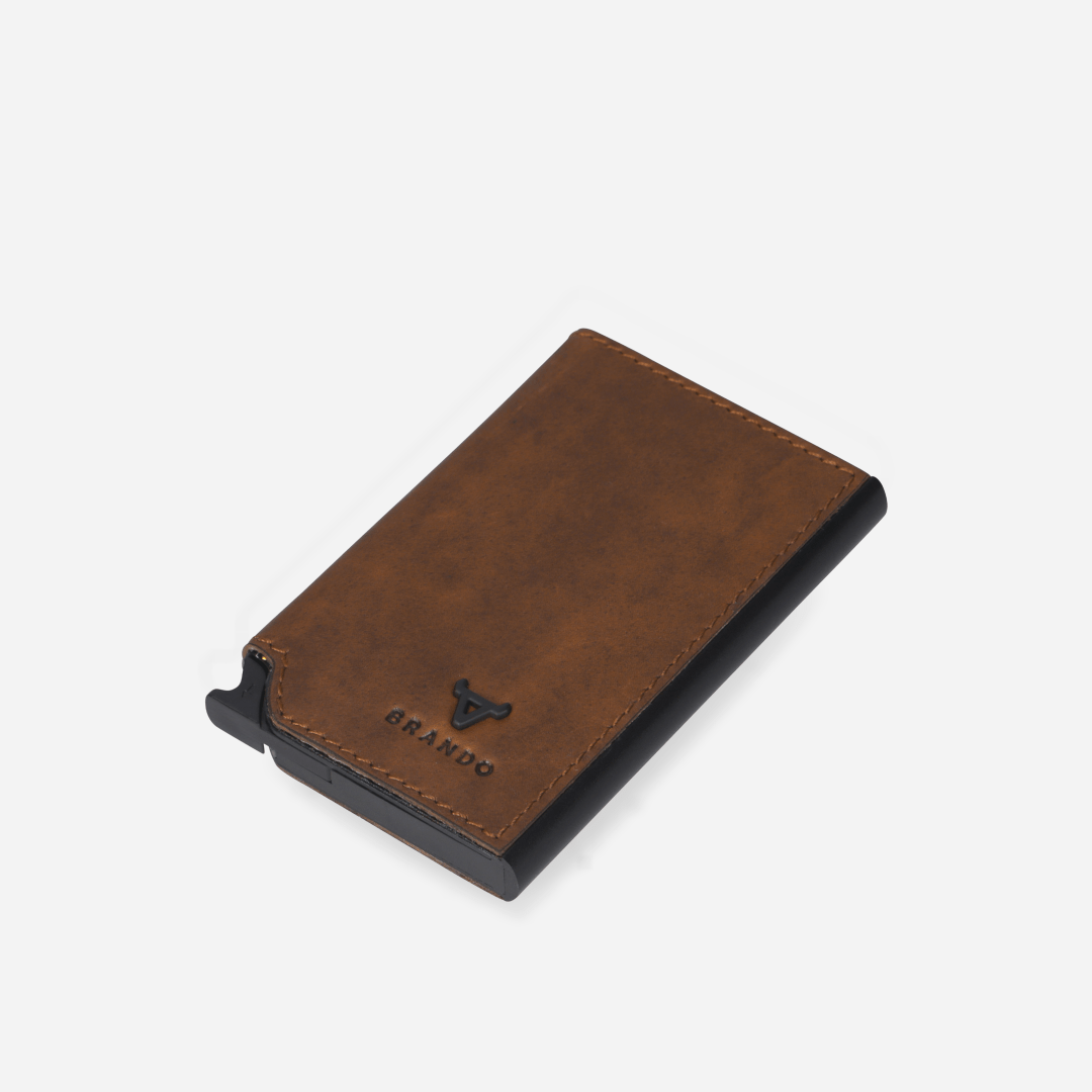 James Metal Card Holder - Brando Leather