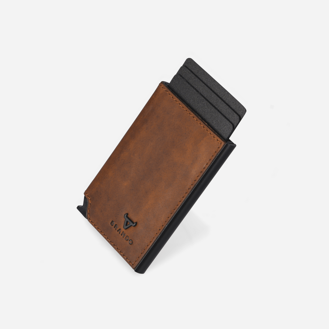 James Metal Card Holder - Brando Leather