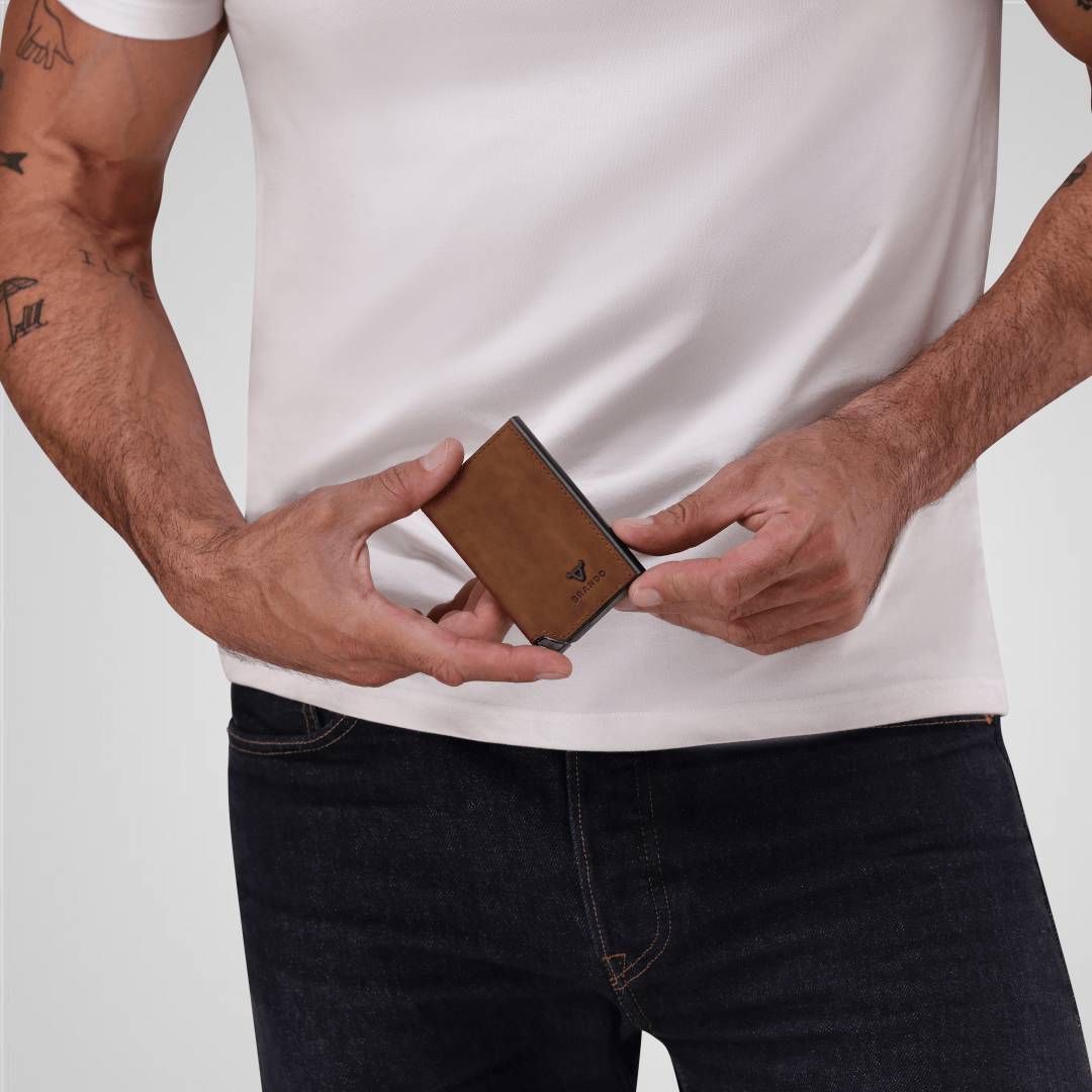 James Metal Card Holder - Brando Leather