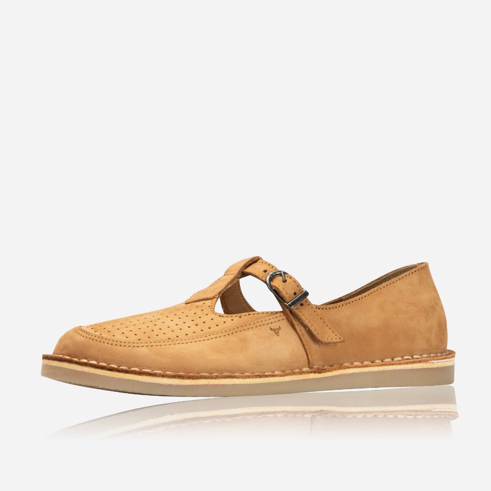 Natalie Shoe, Tan - Brando Leather