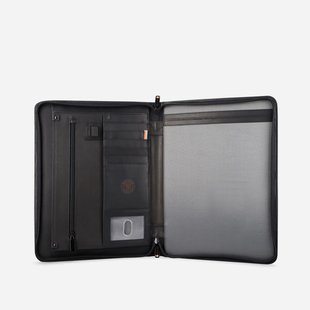 James A4 Zip Around Folder