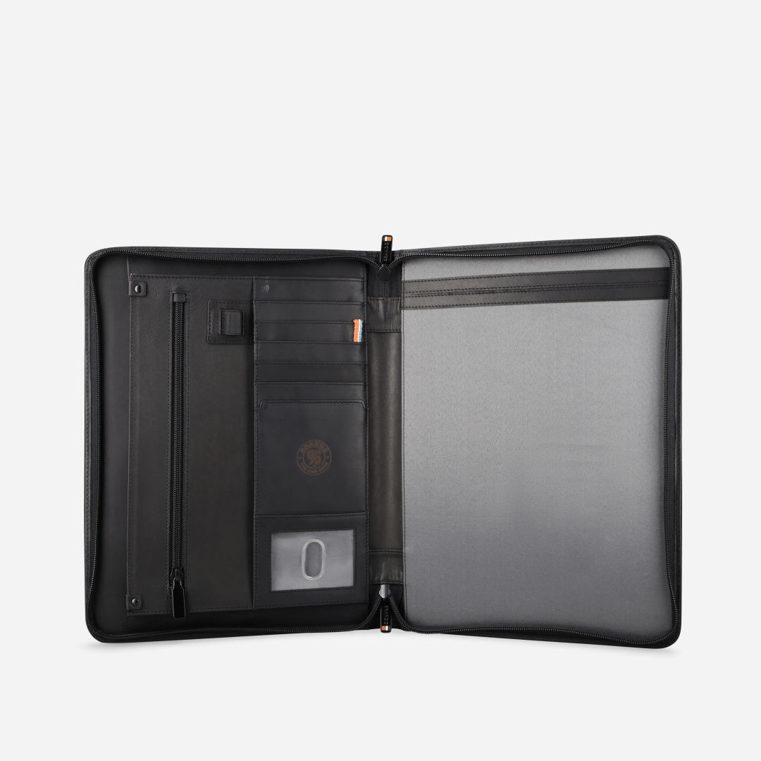James A4 Zip Around Folder - Brando Leather