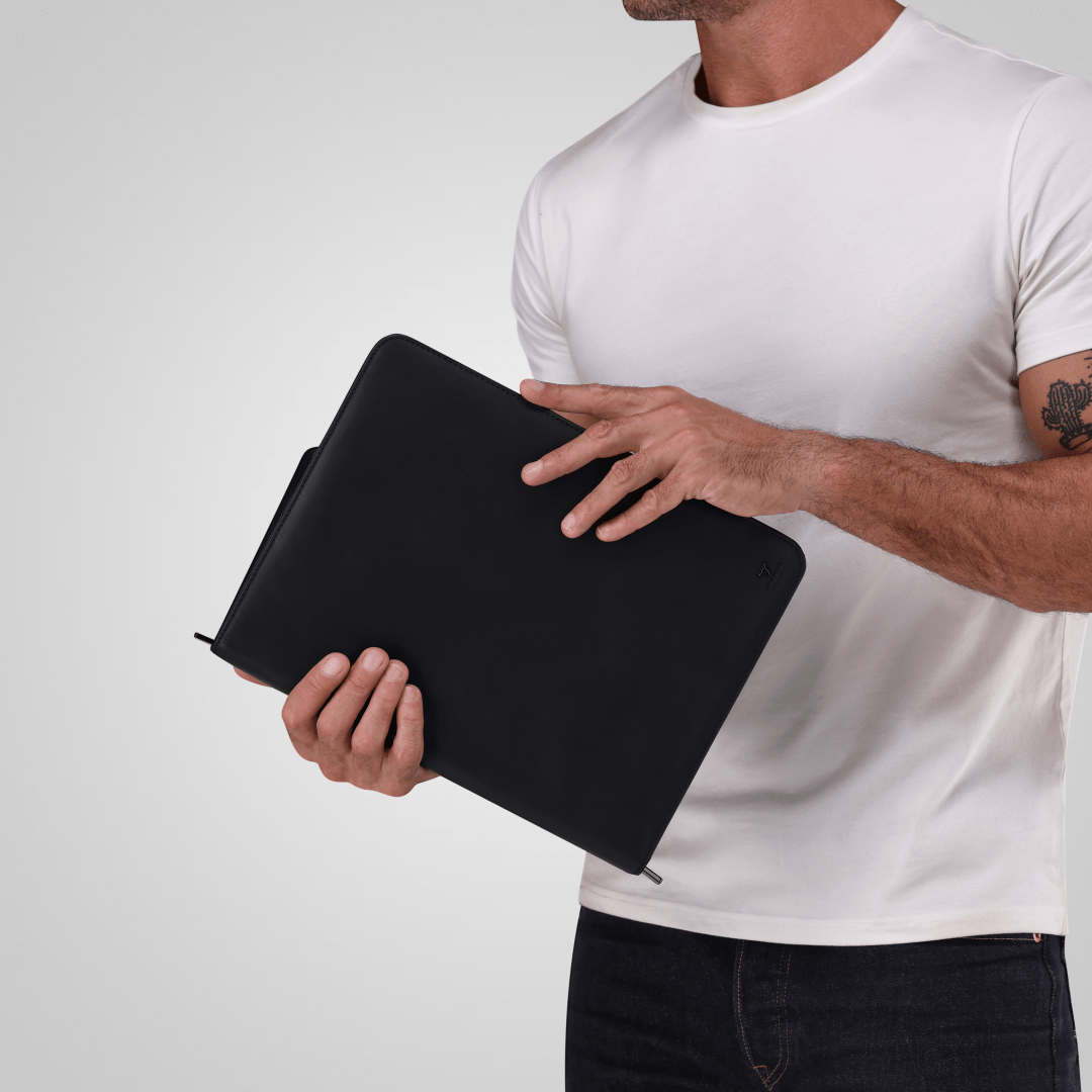 James A4 Zip Around Folder - Brando Leather