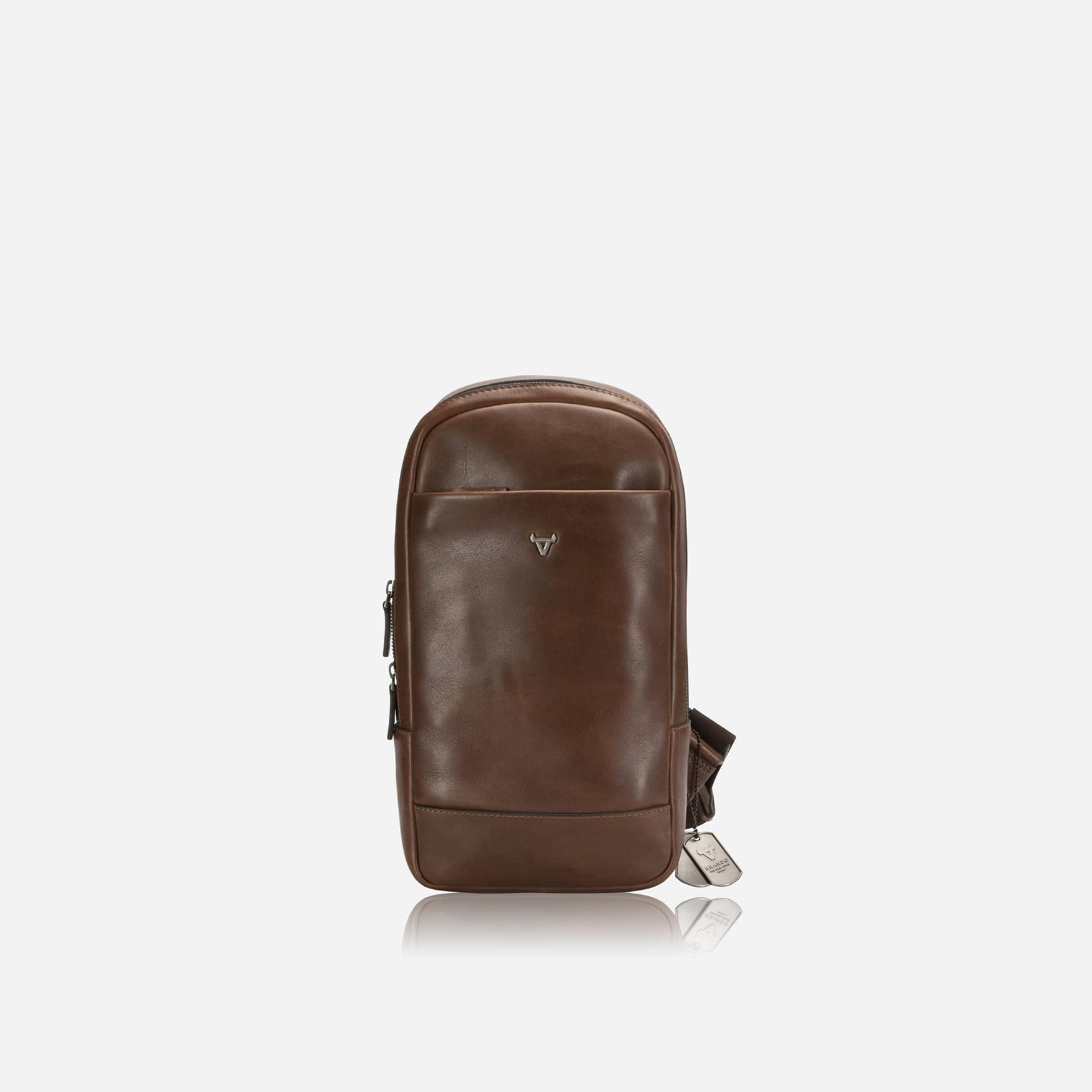 Brosnan One Strap Backpack, Brown
