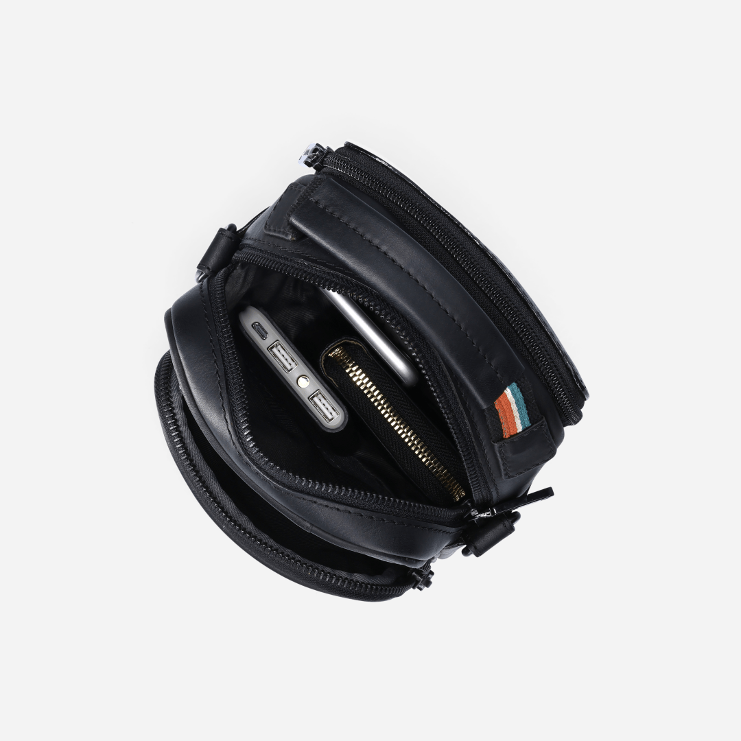 James Men's Crossbody Bag - Brando Leather