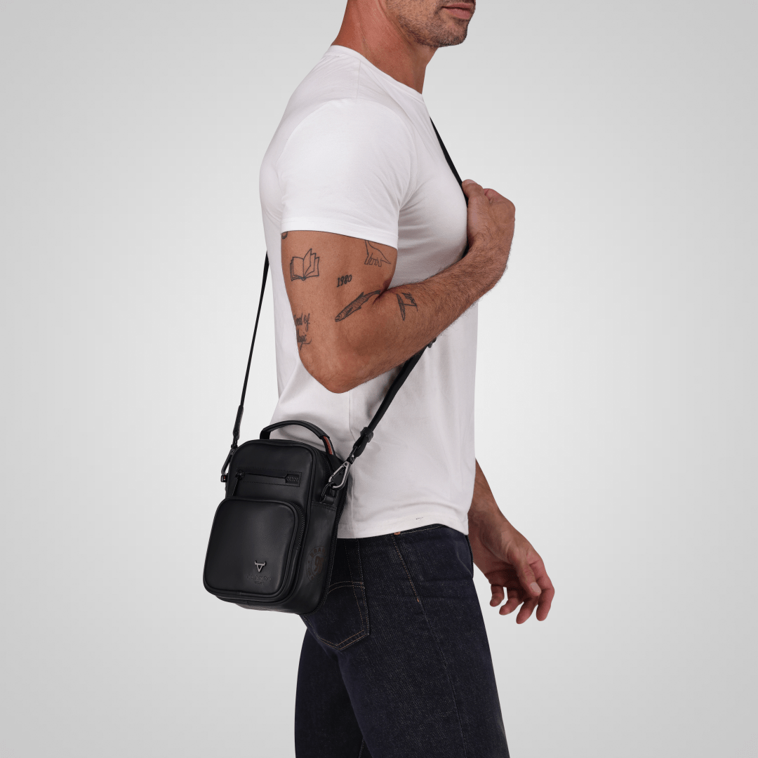 James Men's Crossbody Bag - Brando Leather