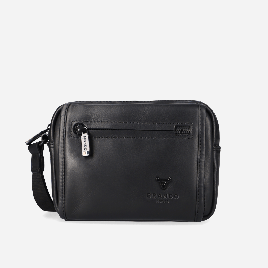 James Crossbody Bag with Hand Strap - Brando Leather