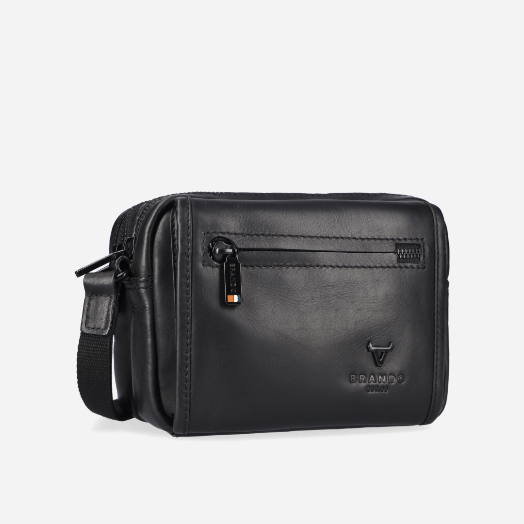 James Crossbody Bag with Hand Strap - Brando Leather