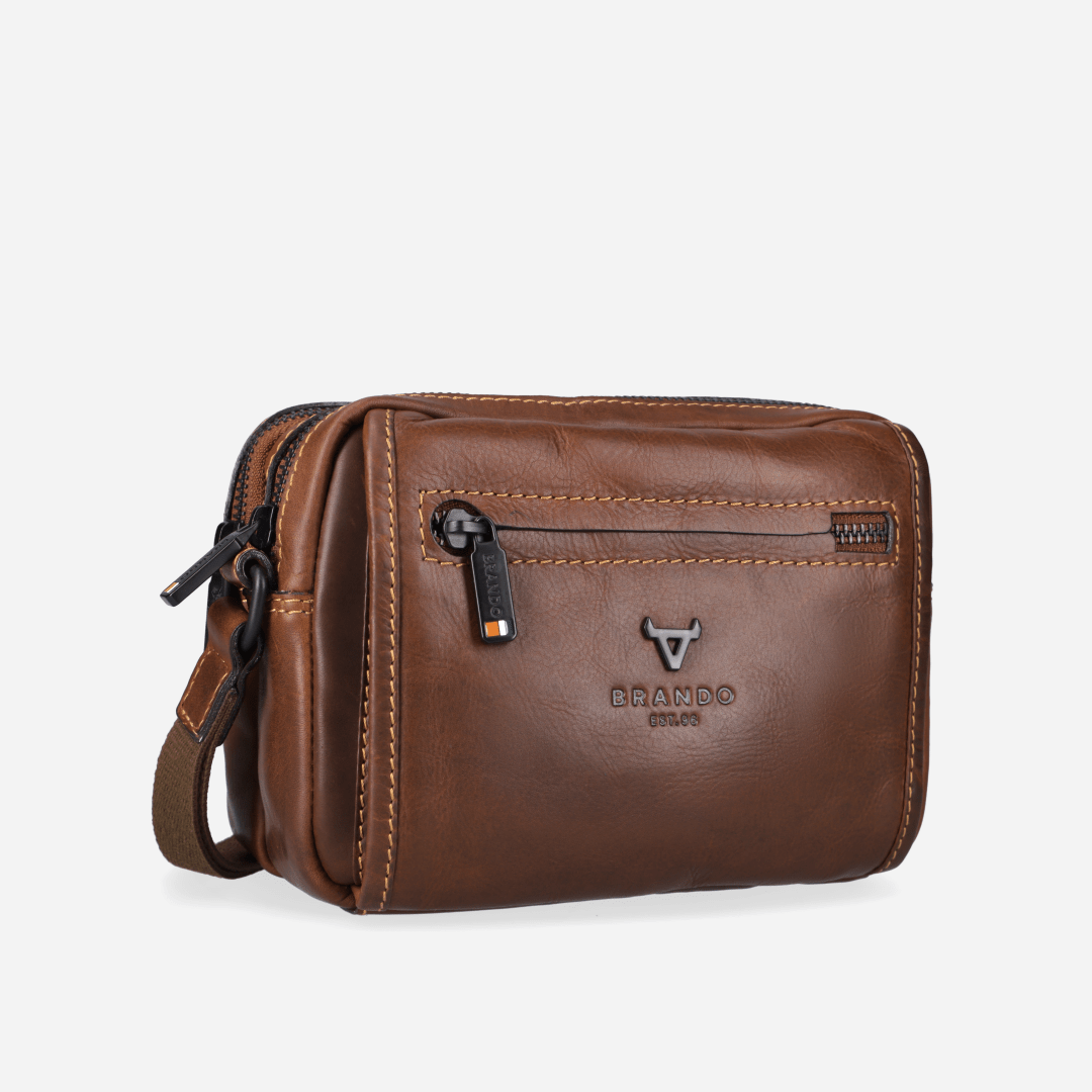 James Crossbody Bag with Hand Strap - Brando Leather
