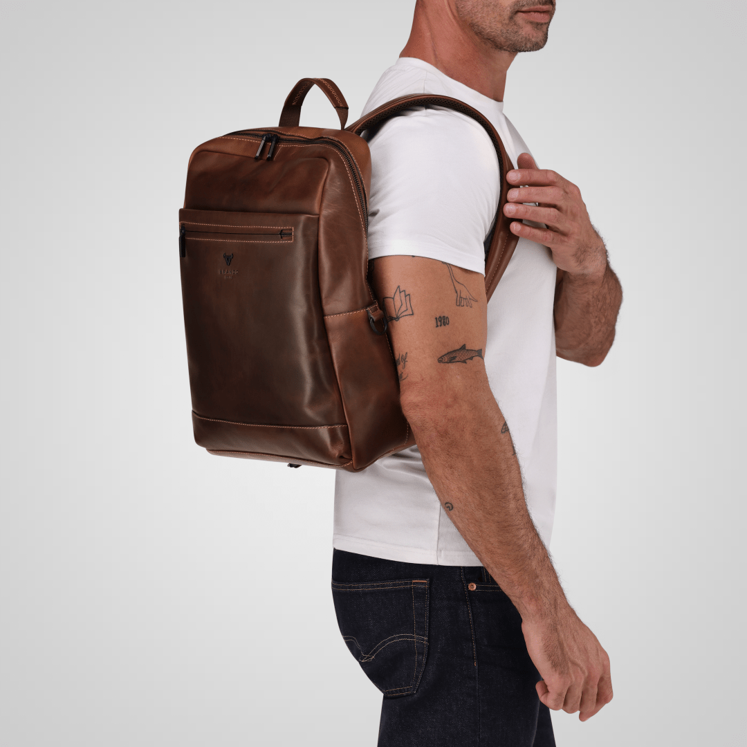 James Laptop Backpack - Brando Leather