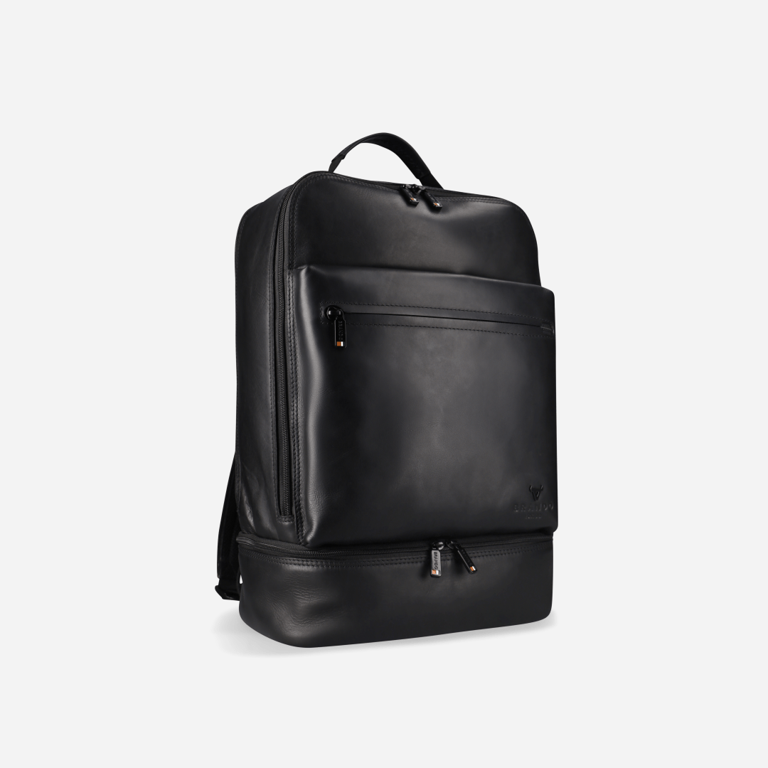 James Multi Compartment Backpack - Brando Leather