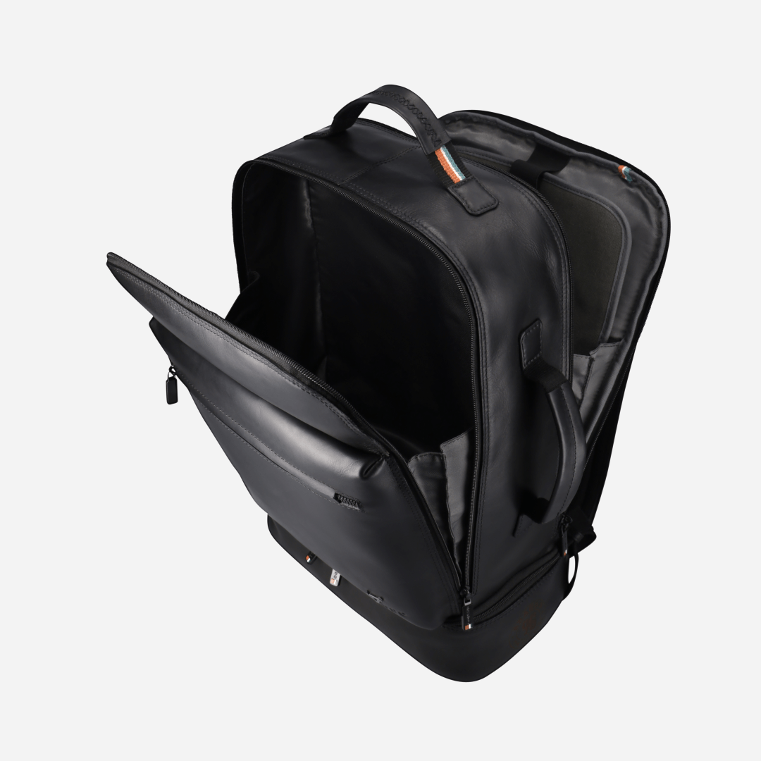 James Multi Compartment Backpack - Brando Leather