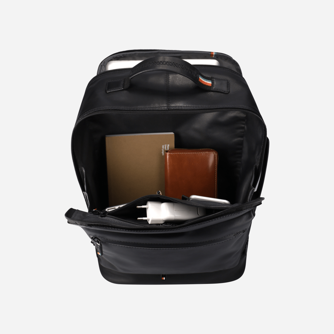 James Multi Compartment Backpack - Brando Leather