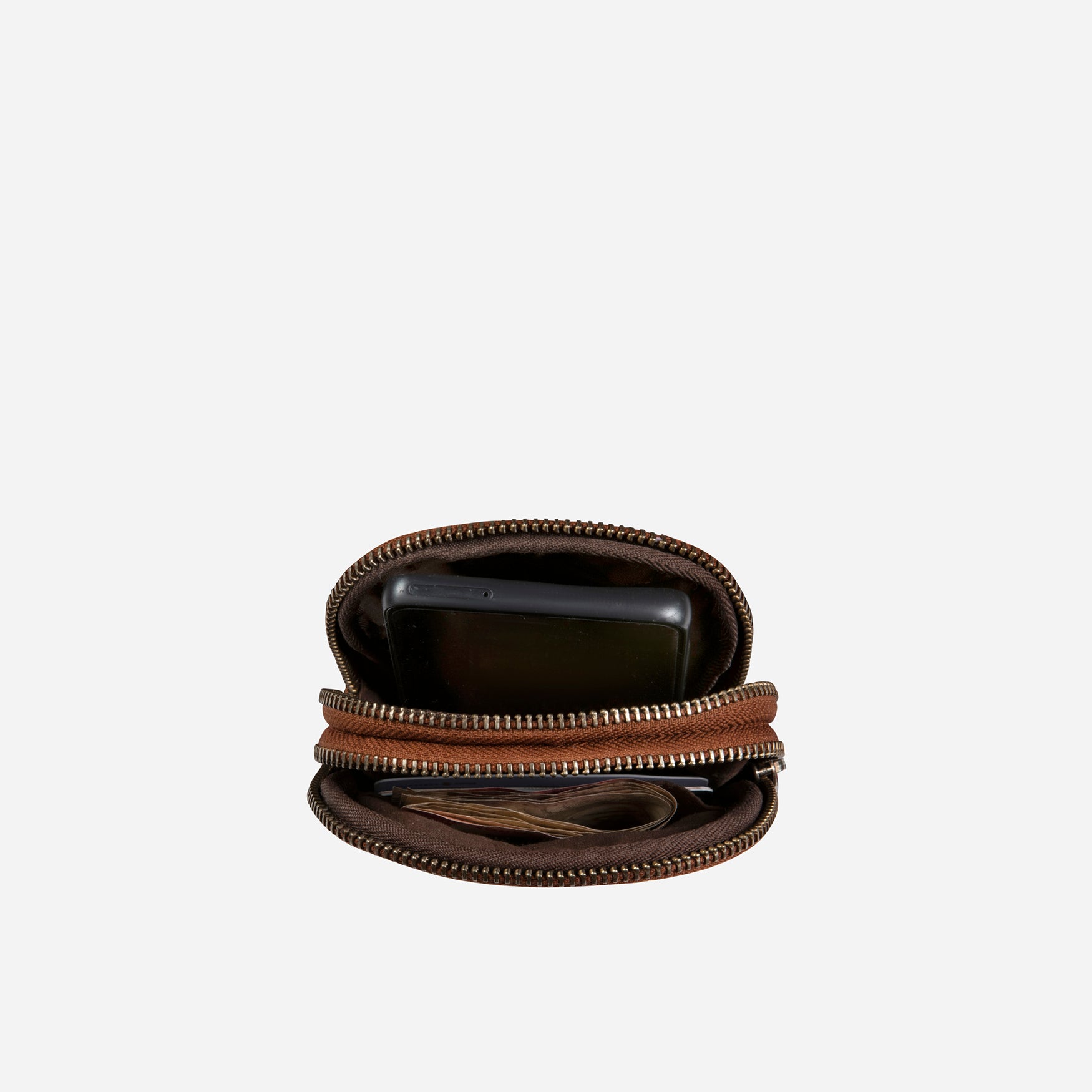 Bell Washed Leather Phone Bag