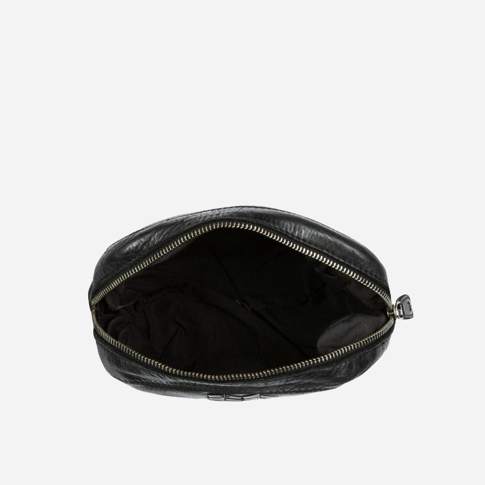 Kate Small Leather Crossbody Bag, Black - Brando Leather