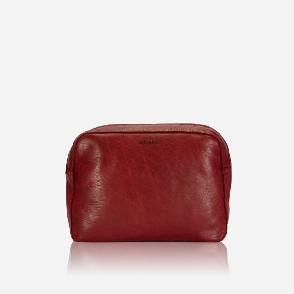 Kate Small Leather Crossbody Bag, Red - Brando Leather