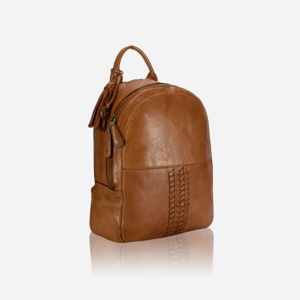 Naomi Backpack, Tan - Brando Leather