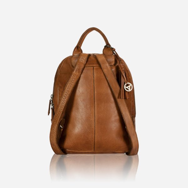 Naomi Backpack, Tan - Brando Leather
