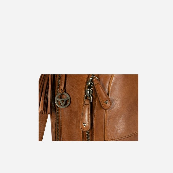 Naomi Backpack, Tan - Brando Leather