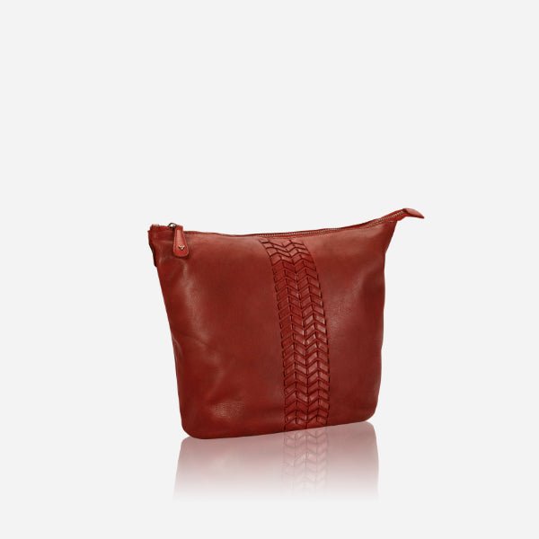 Rachel Cross Body Bag, Red - Brando Leather