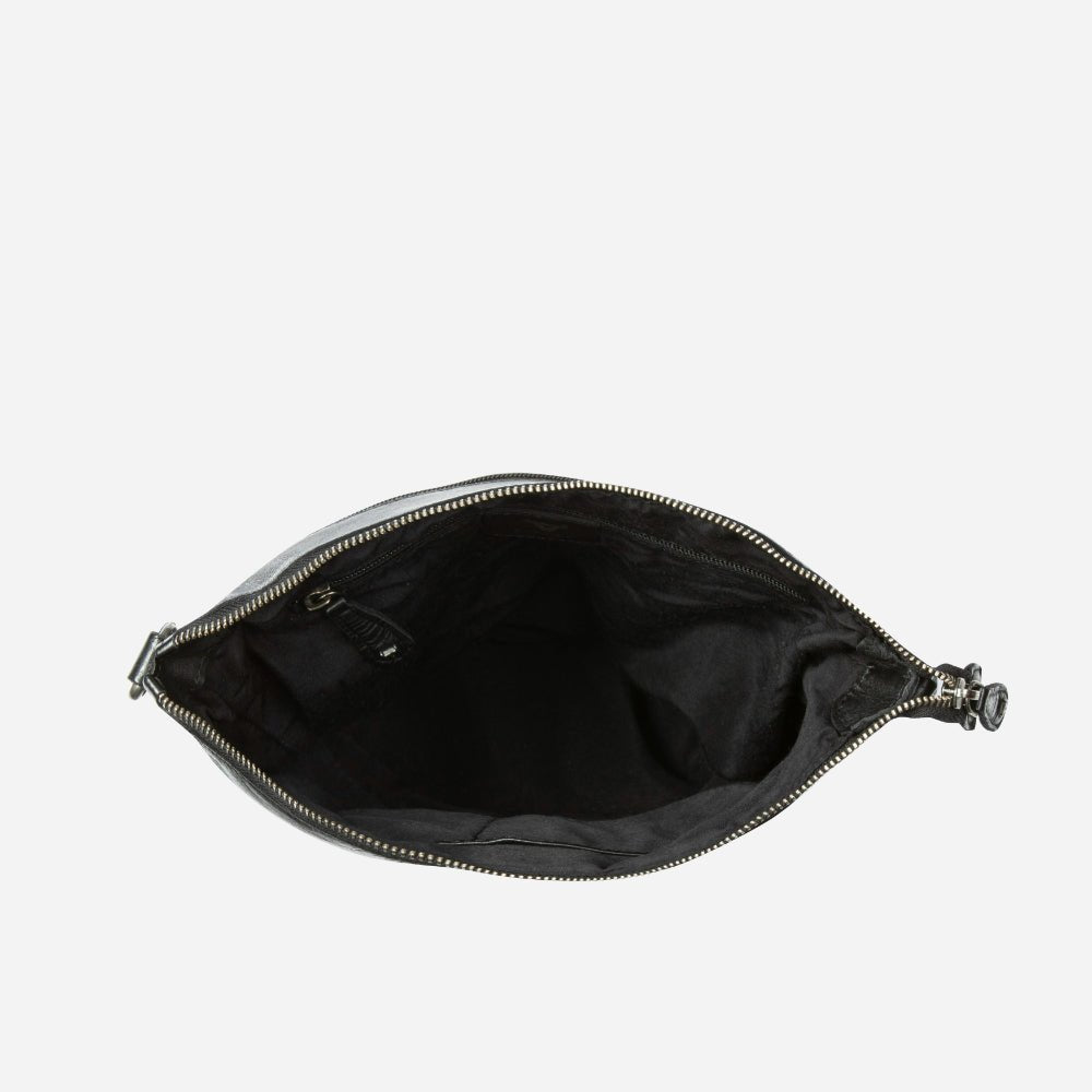 Rachel Leather Crossbody Bag, Black - Brando Leather