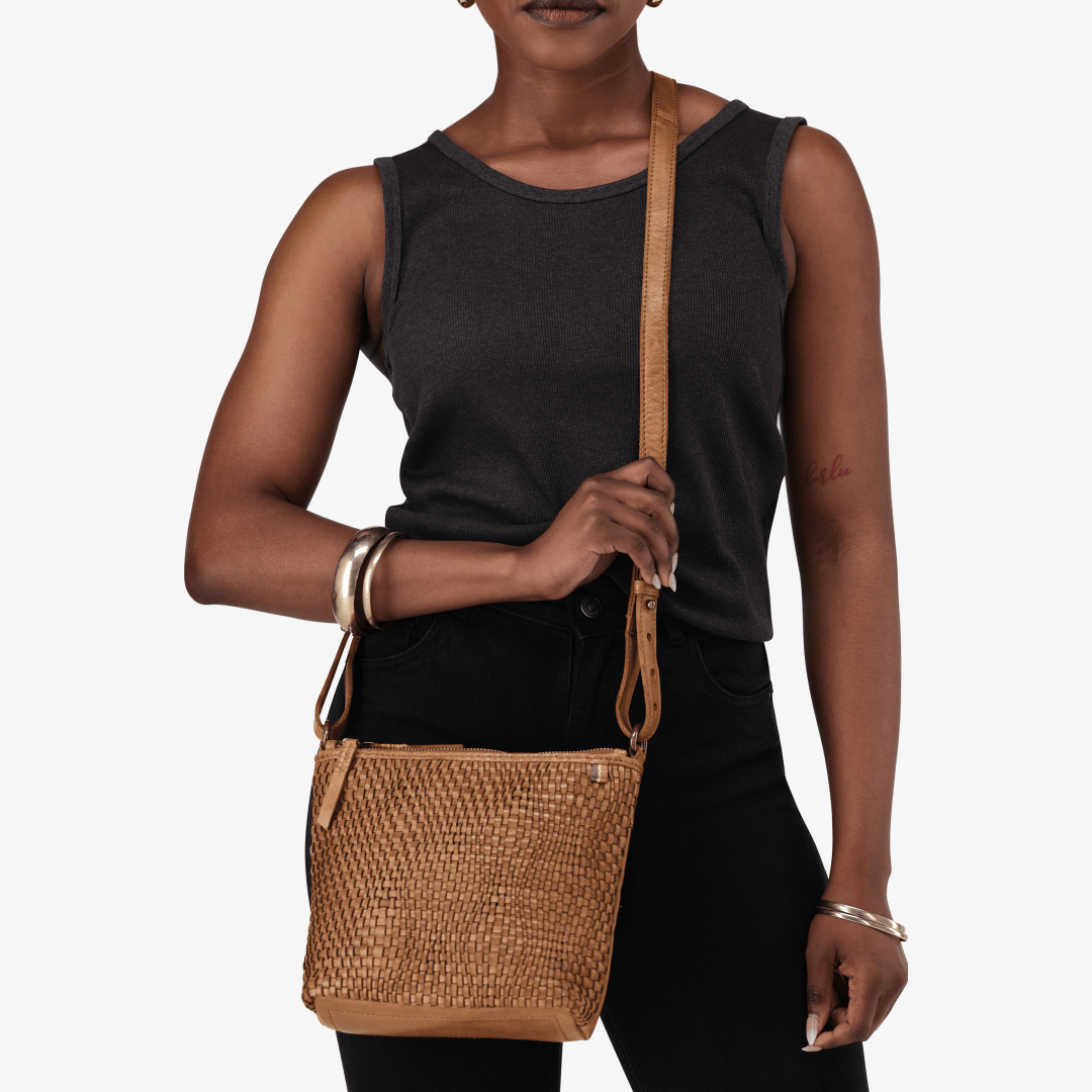 Bell Small Crossbody Bag - Brando Leather