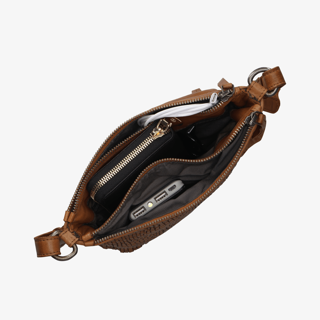 Bell Small Crossbody Bag - Brando Leather