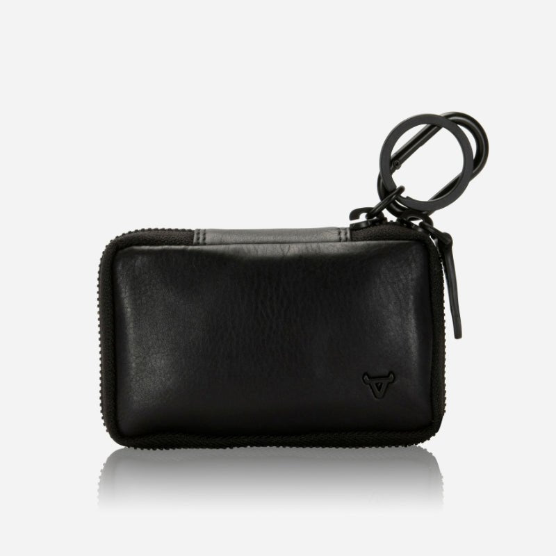Keyring Pouch, Black - Brando Leather