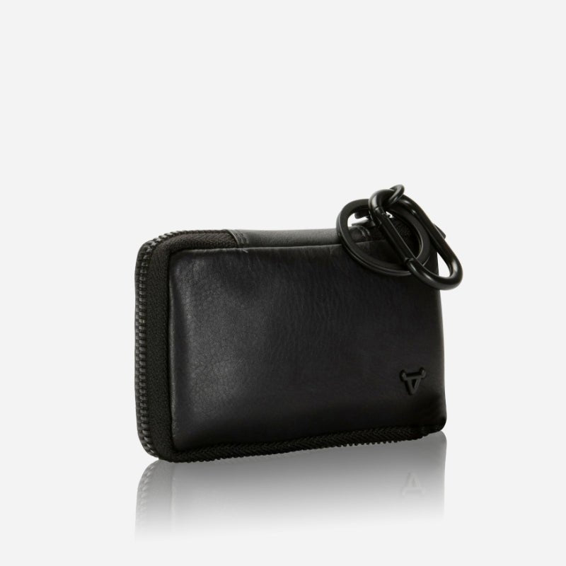 Keyring Pouch, Black - Brando Leather