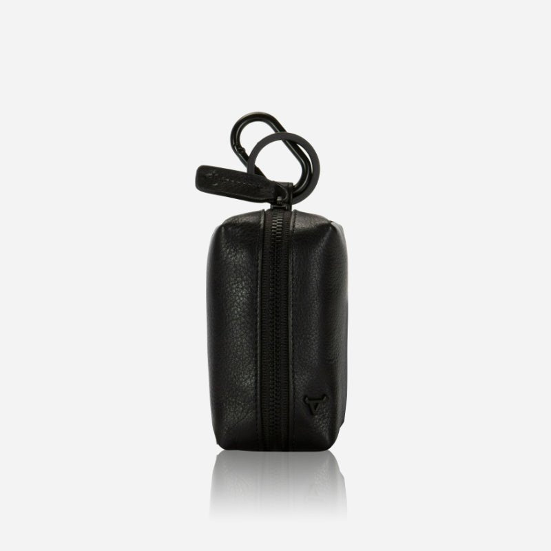 Armstrong Keyring Pouch, Black - Brando Leather
