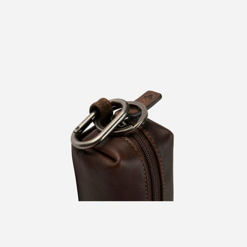 Eastwood Keyring Pouch, Brown - Brando Leather