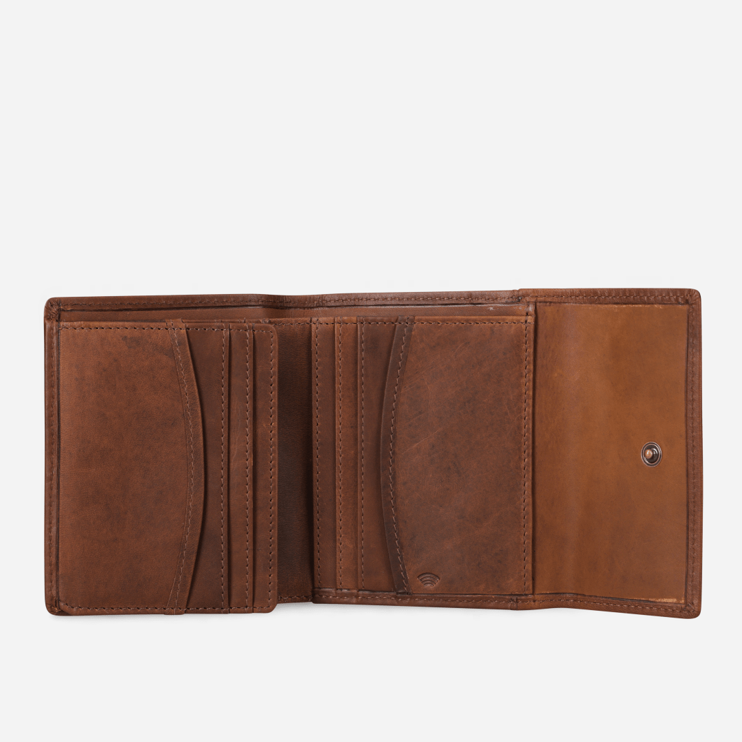 Jamie Compact Purse - Brando Leather