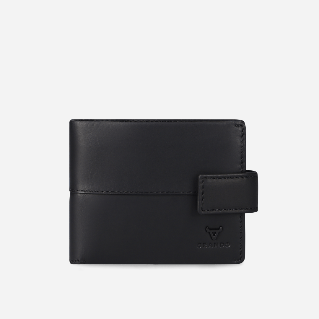 James Bifold Wallet with Tab Closure - Brando Leather
