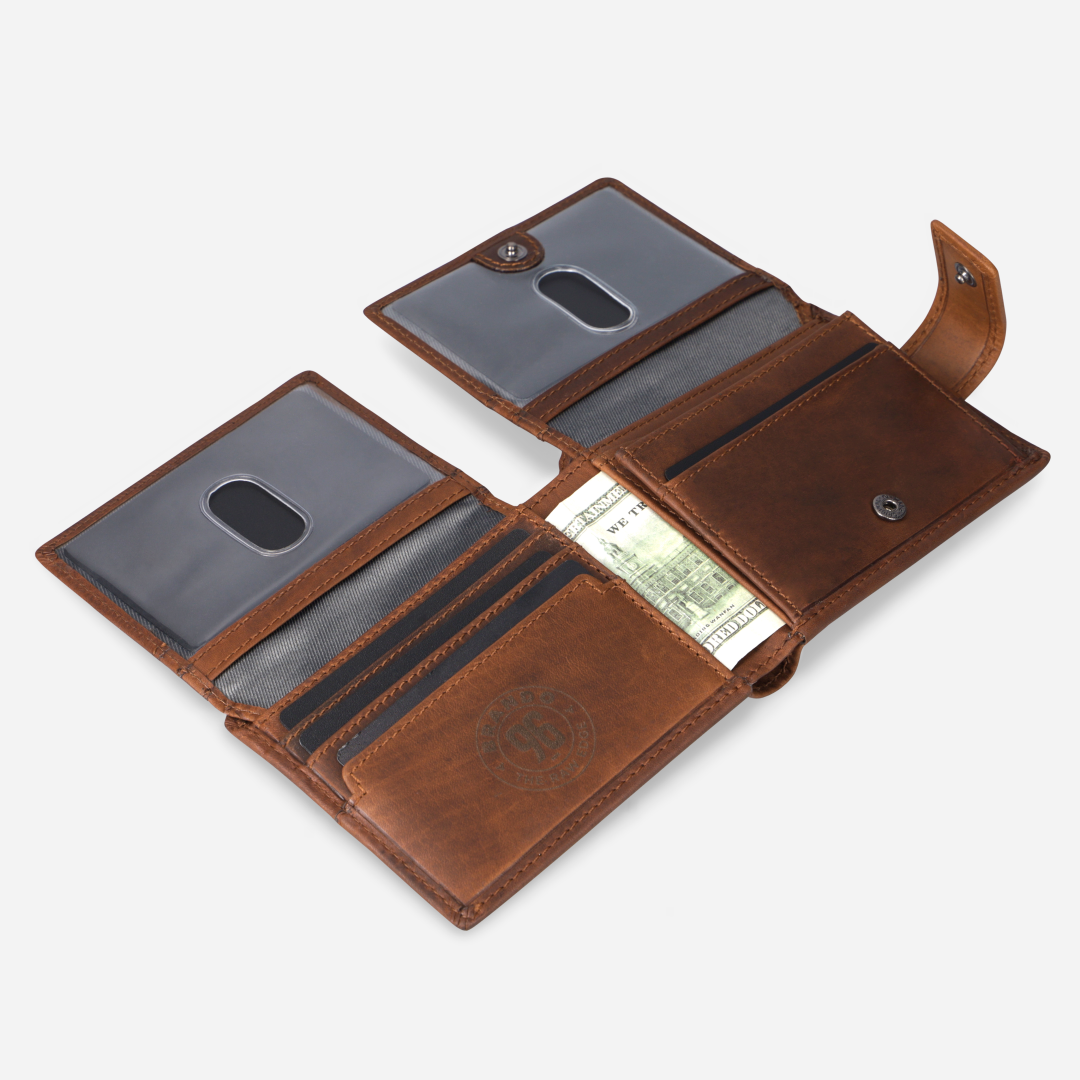 James Bifold Wallet with Tab Closure