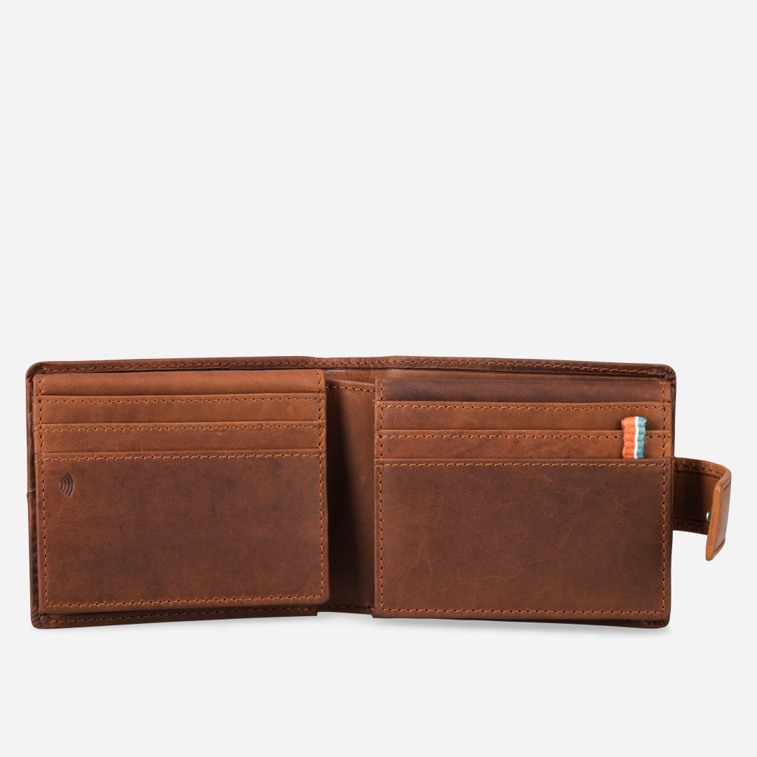 James Bifold Wallet with Tab Closure