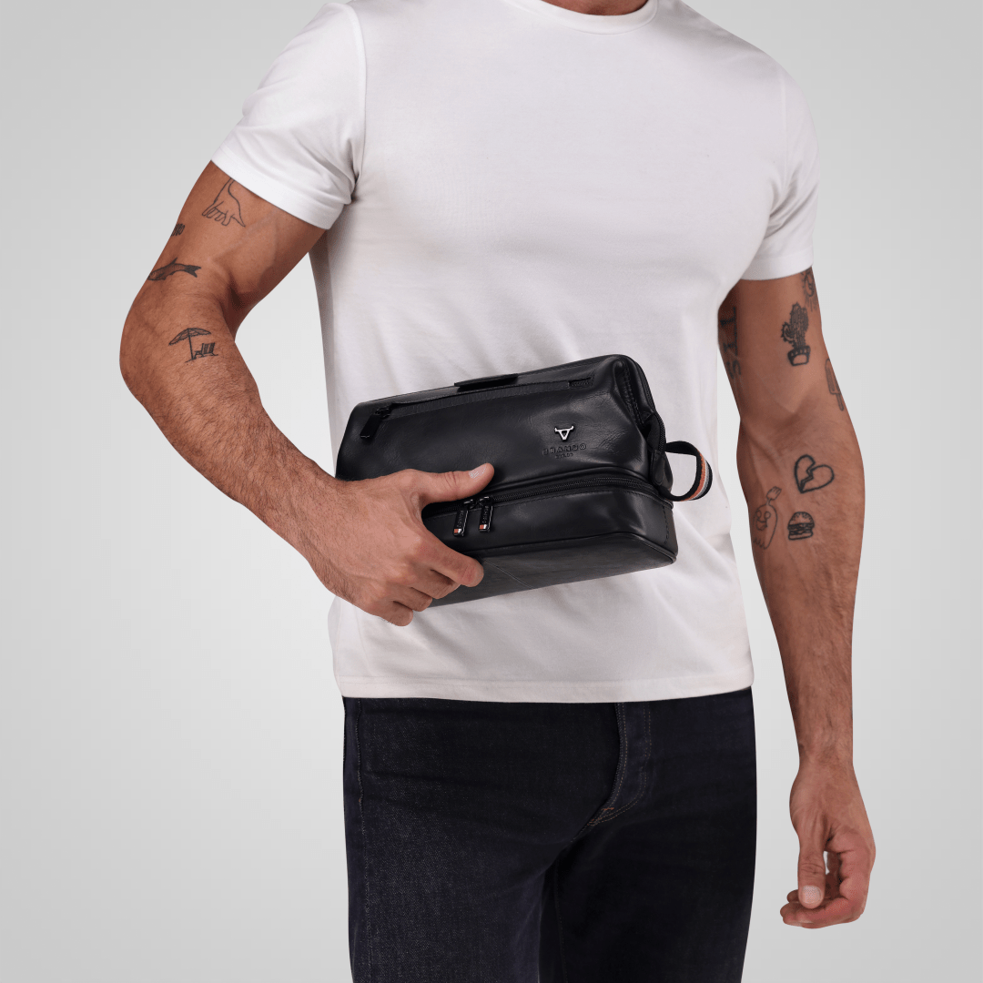 James Toiletry Bag - Brando Leather