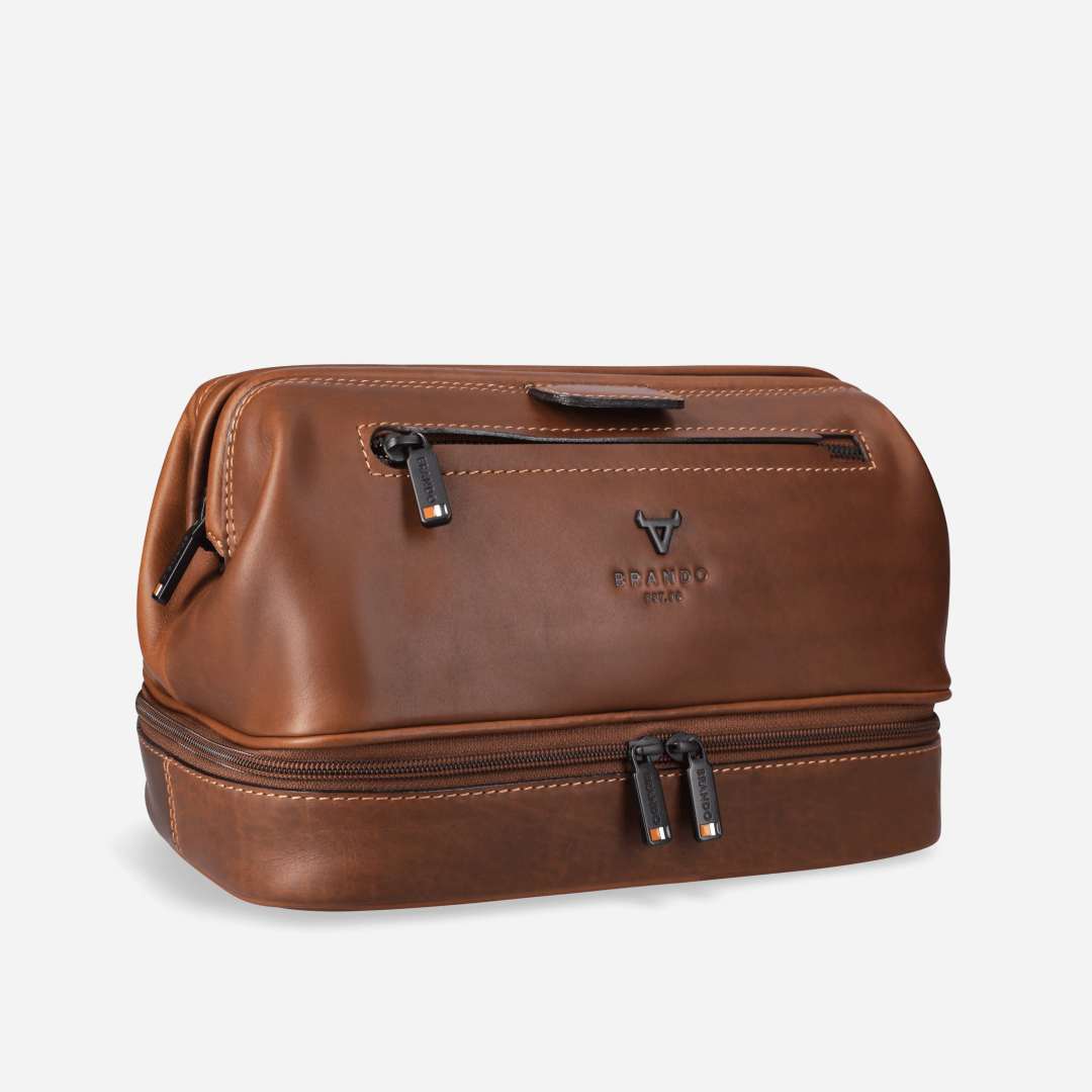 James Toiletry Bag - Brando Leather