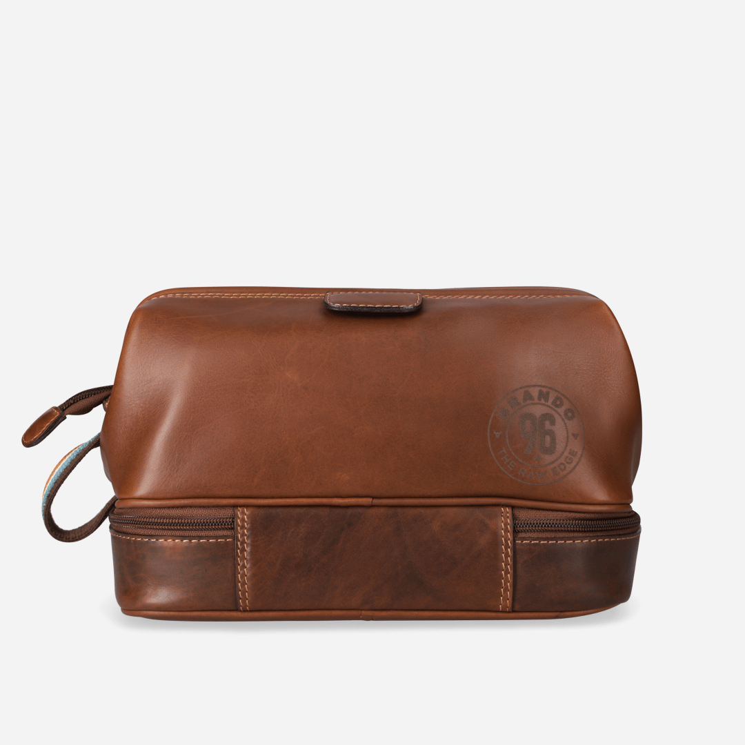James Toiletry Bag - Brando Leather