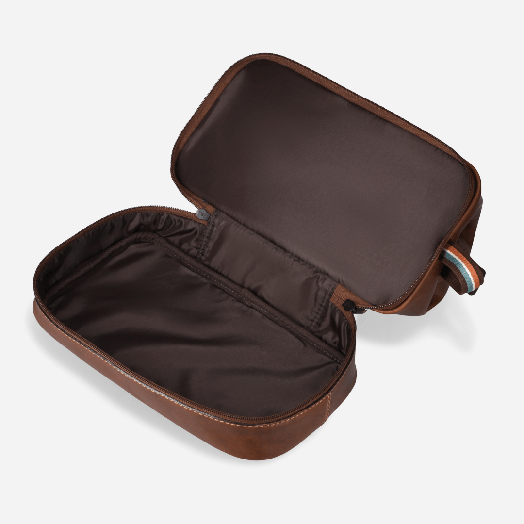 James Toiletry Bag - Brando Leather