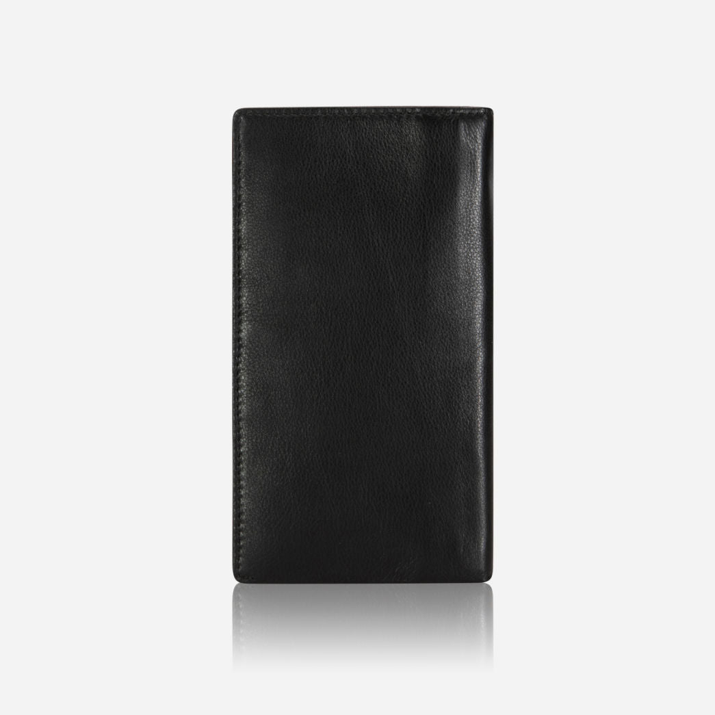 Armstrong Upright Travel Wallet, Black - Brando Leather