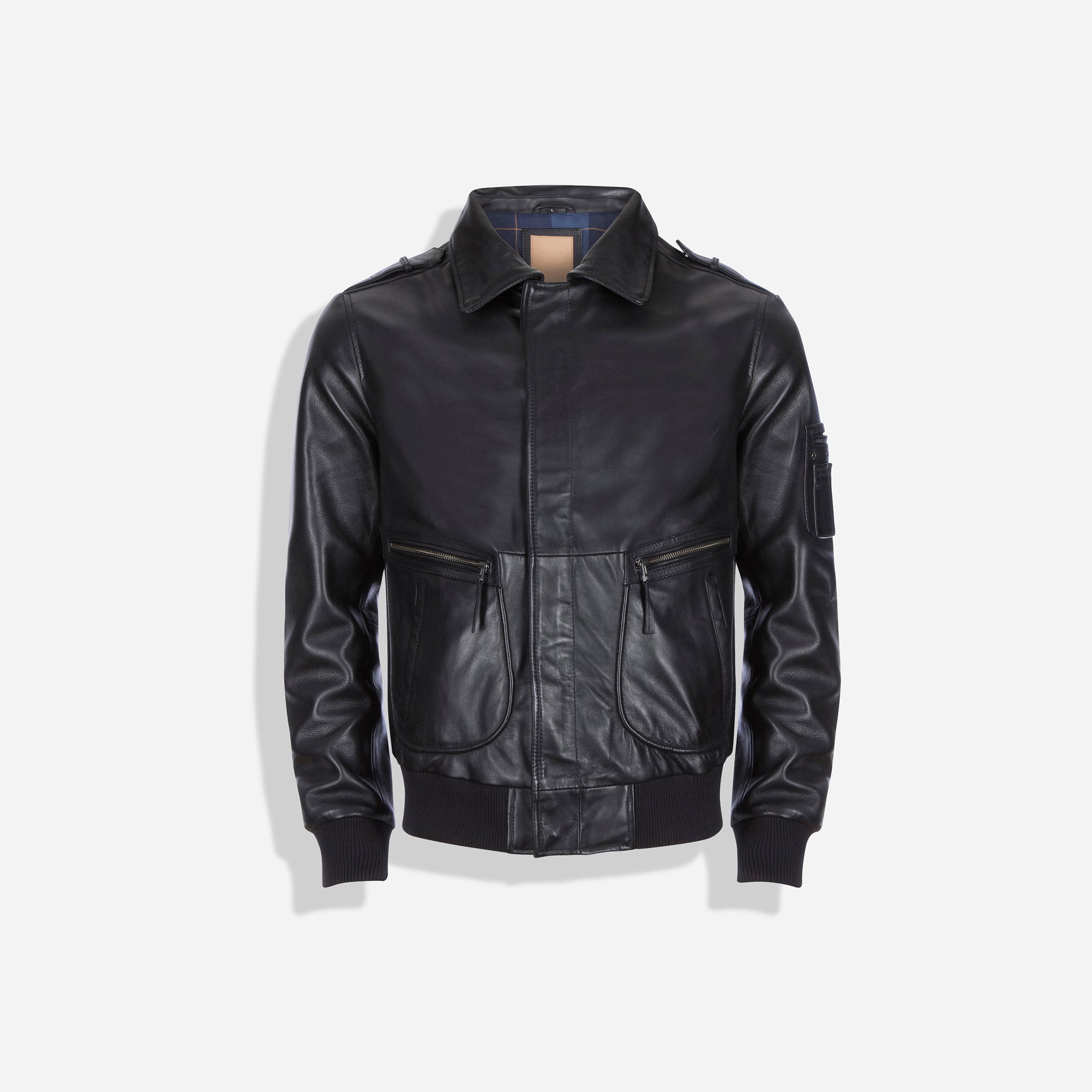 Lamb Nappa Cruise Jacket, Black - Leather Jacket | Brando Leather South Africa