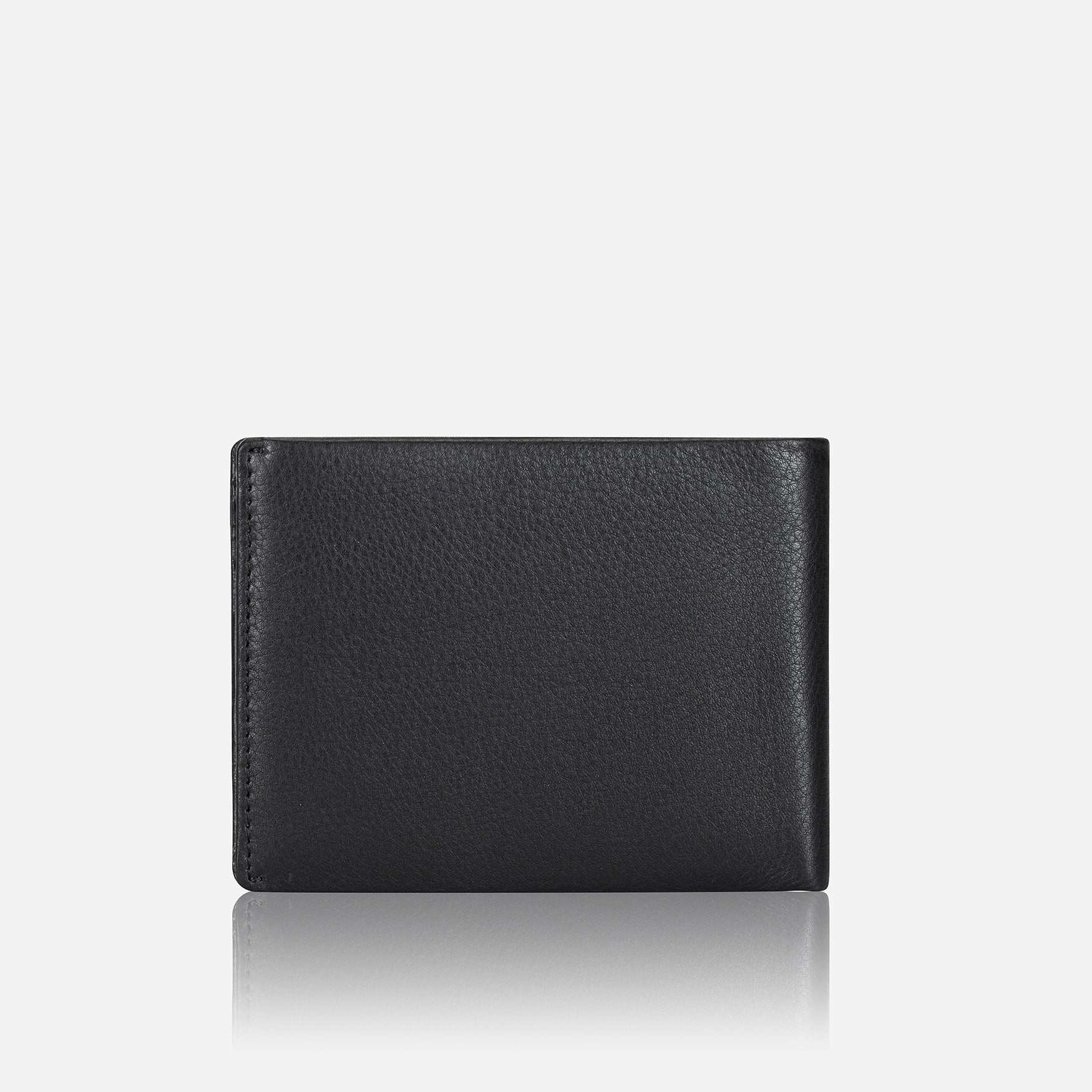 Armstrong Slim Leather Card And Note Wallet, Black - Brando Leather