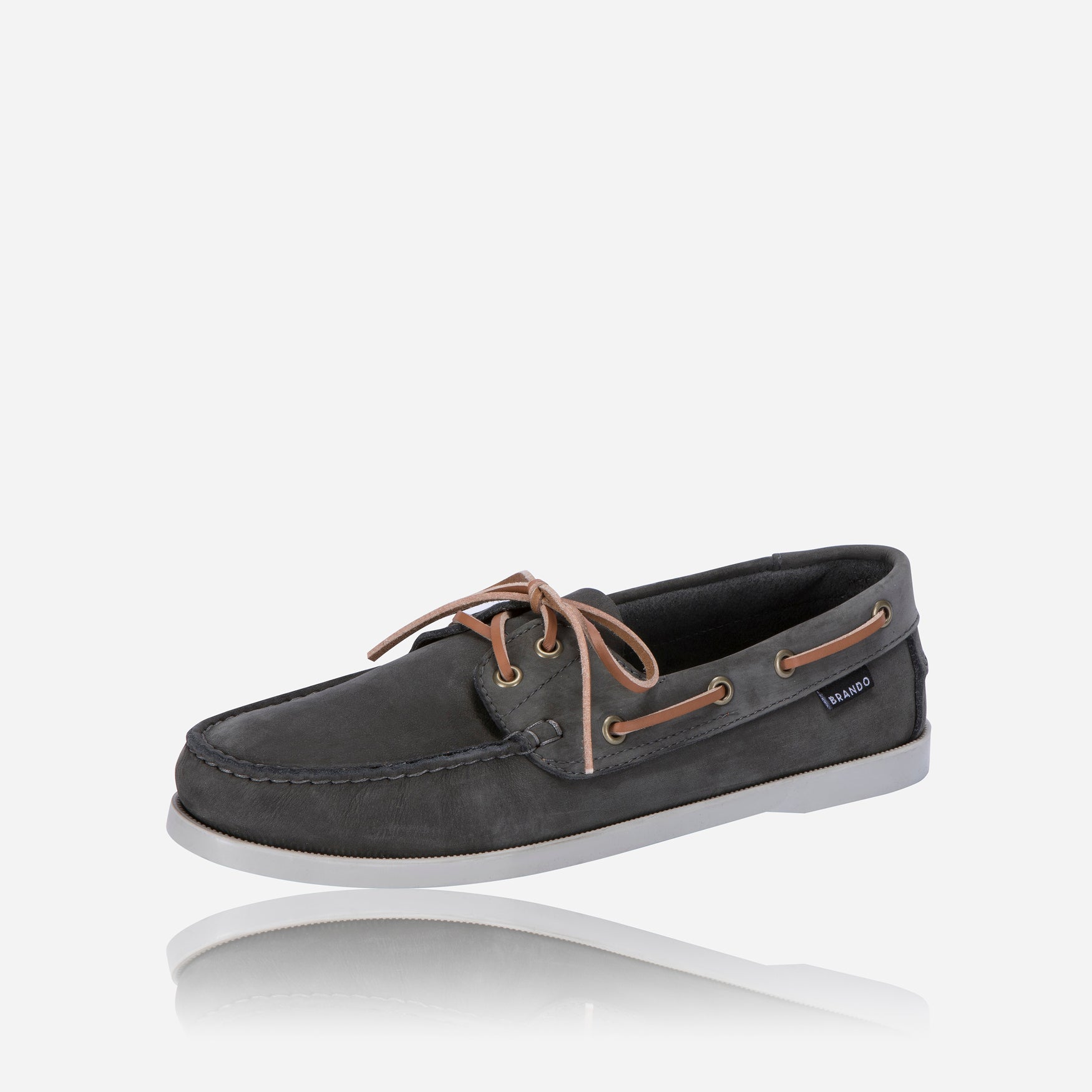 Nautilus Boat Shoe, Petrol - Brando Leather