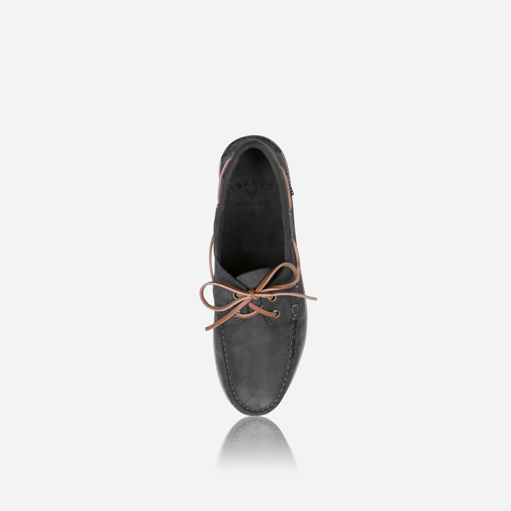 Nautilus Boat Shoe, Petrol - Brando Leather